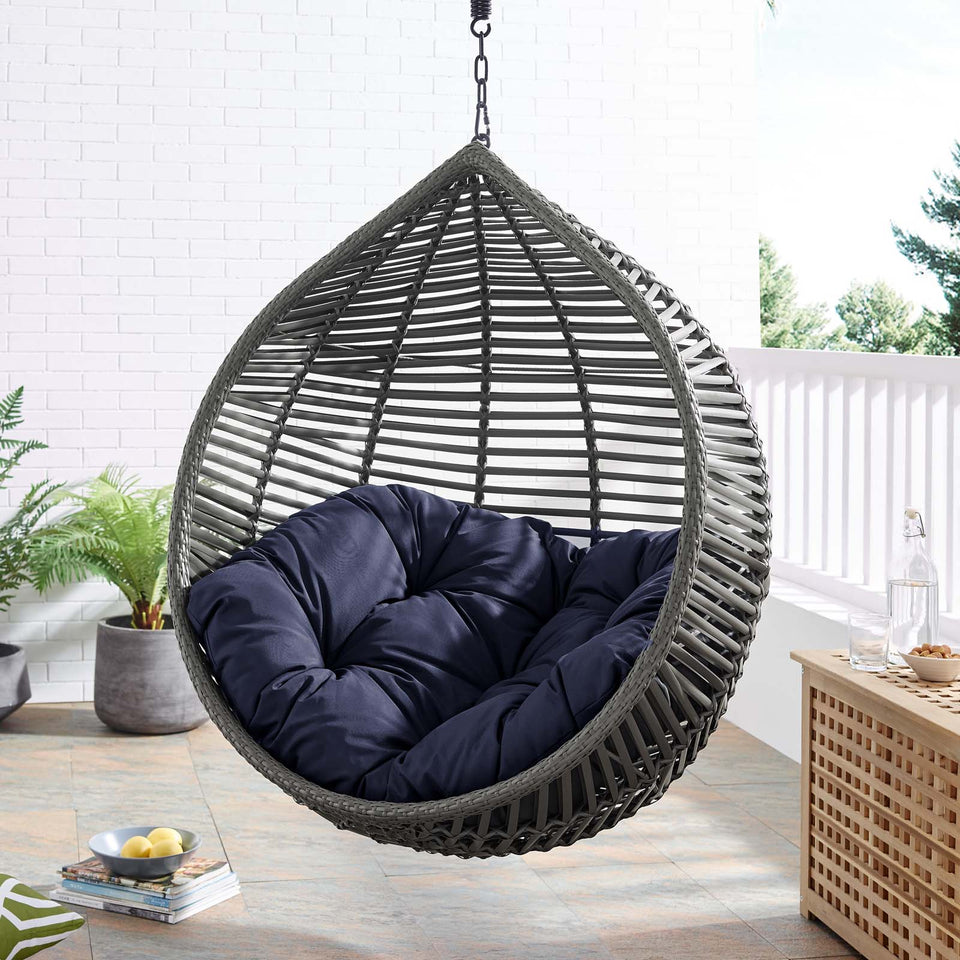 teardrop outdoor swing