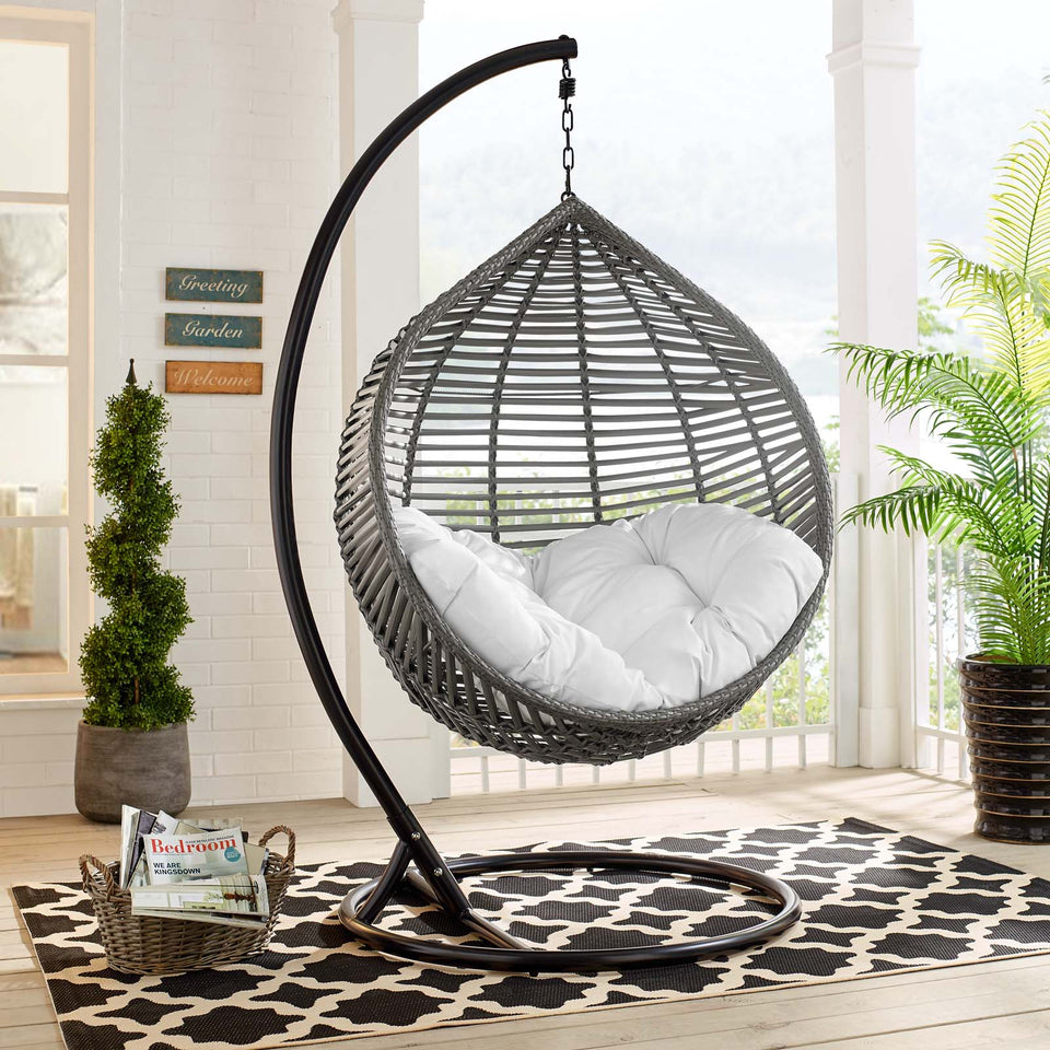 anner teardrop swing chair