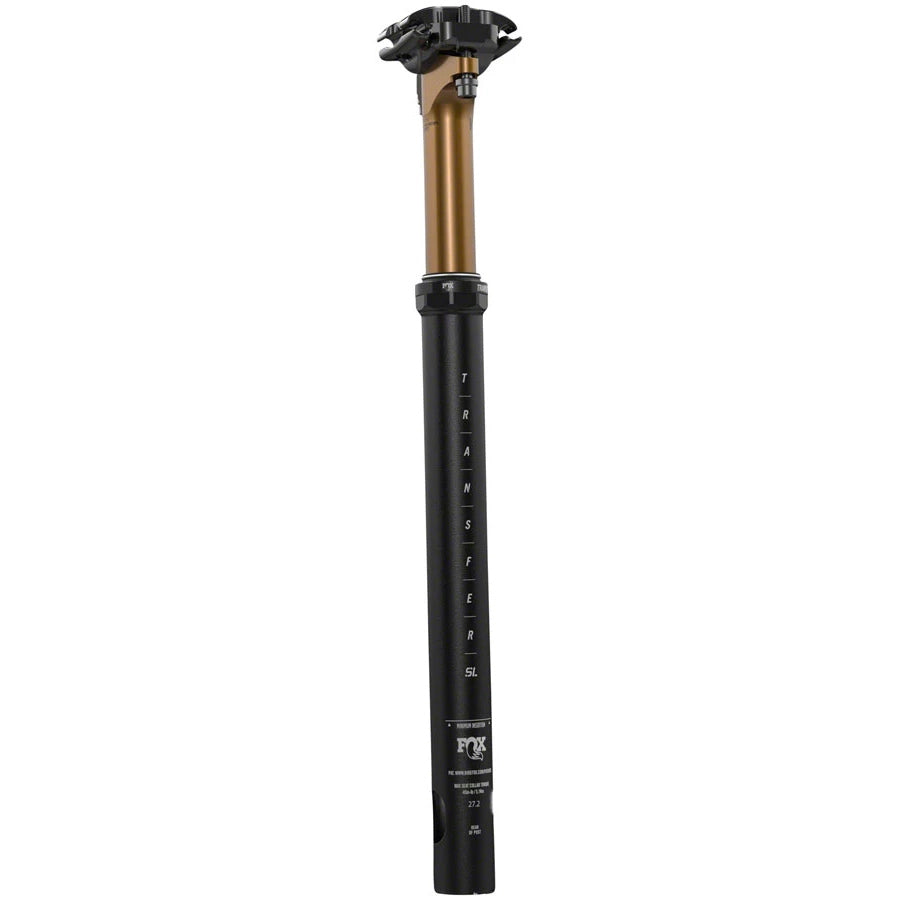 FOX Transfer SL Factory Dropper Seatpost - 30.9mm 75mm Internal Routing Kashima Coat Upper