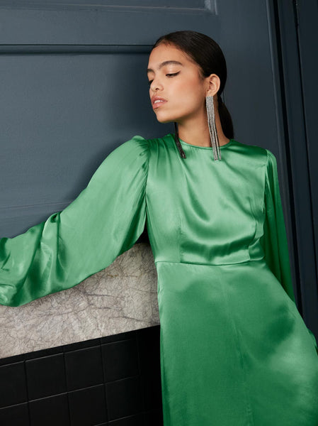 Fiona Green Absinthe Midi Dress | Women's Midi Dresses | KITRI