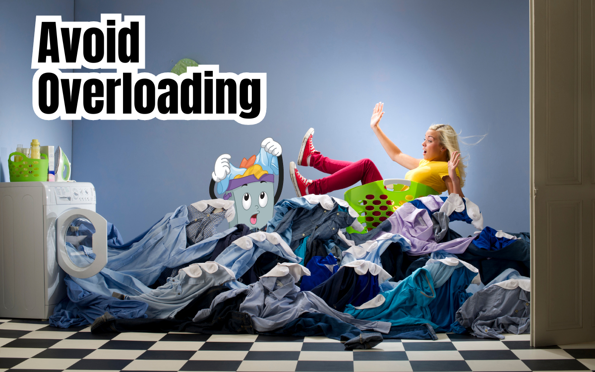 Avoid overloading your washing machine