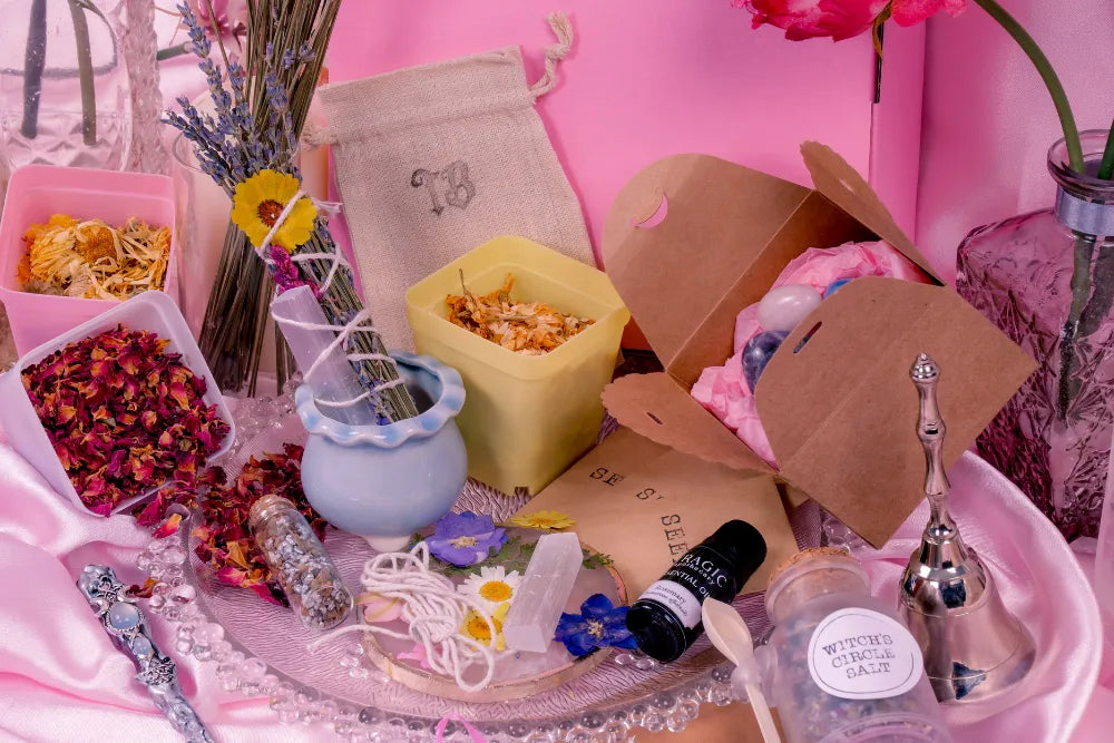 Ostara Sabbat Ritual Kit Close Up