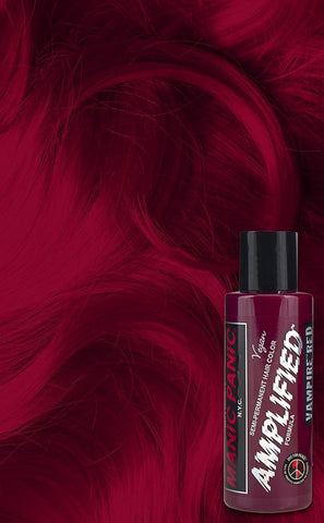 Manic Panic Vampire Red Amplified semi permanent dark red hair colour.