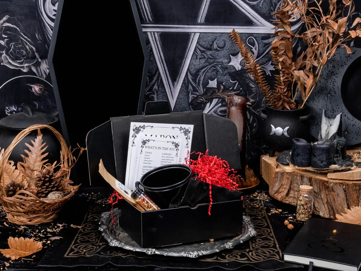 Mabon Sabbat Ritual Kit on Altar