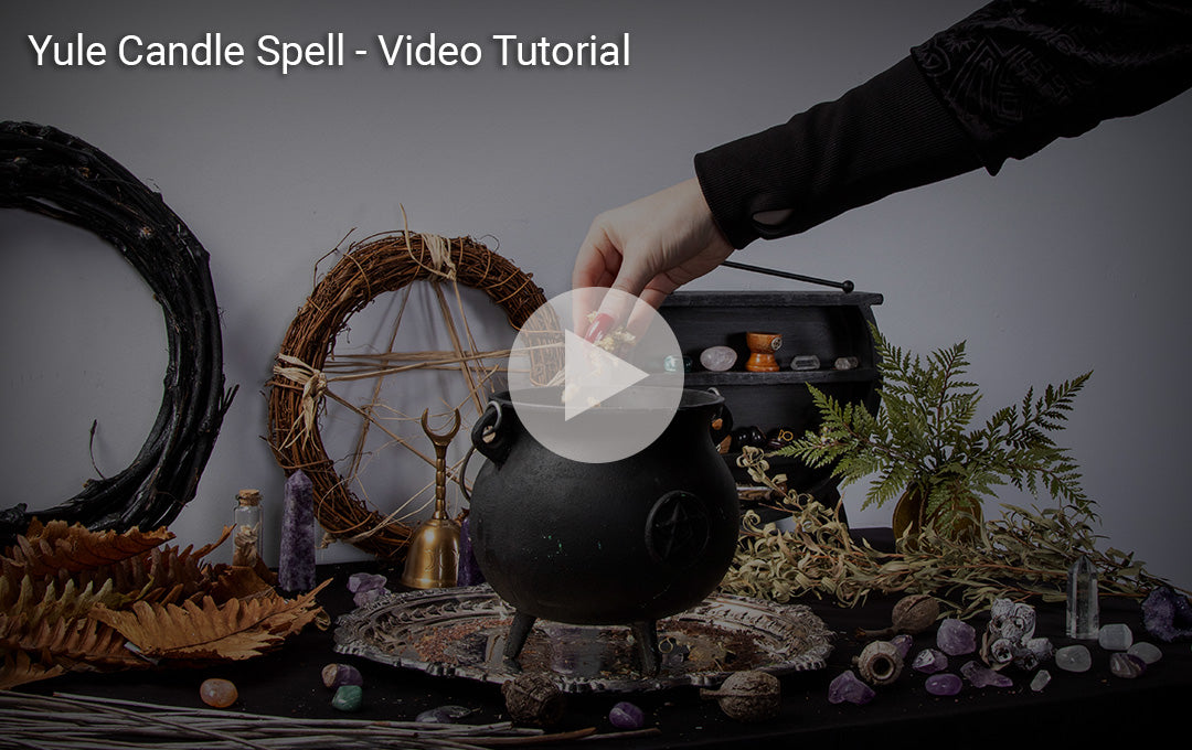 Yule Candle Spell - Video Tutorial | Watch Mel B teach you how to perform this Yule Candle Spell on our Tragic Beautiful TikTok |@tragic_beautiful 