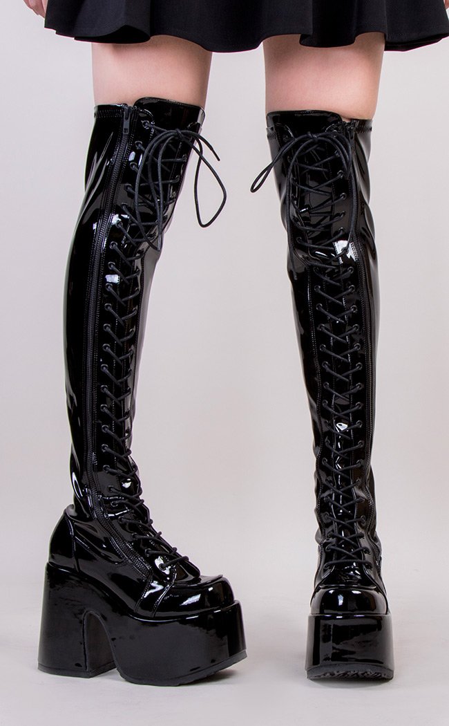 knee high boots demonia