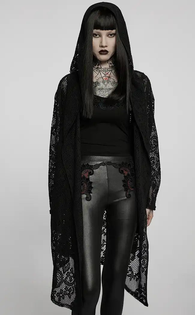 Hecate Lace Cardigan | Punk Rave Australia | Gothic Witchy Clothing