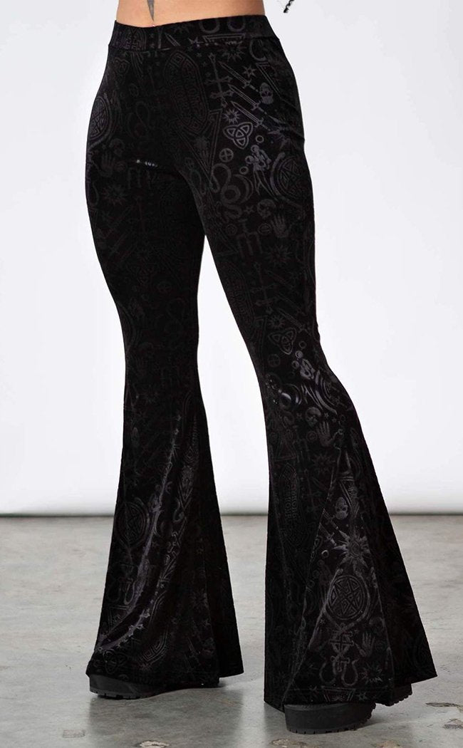 Magick Mourning Velvet Flares | Killstar Australia | Gothic Pants