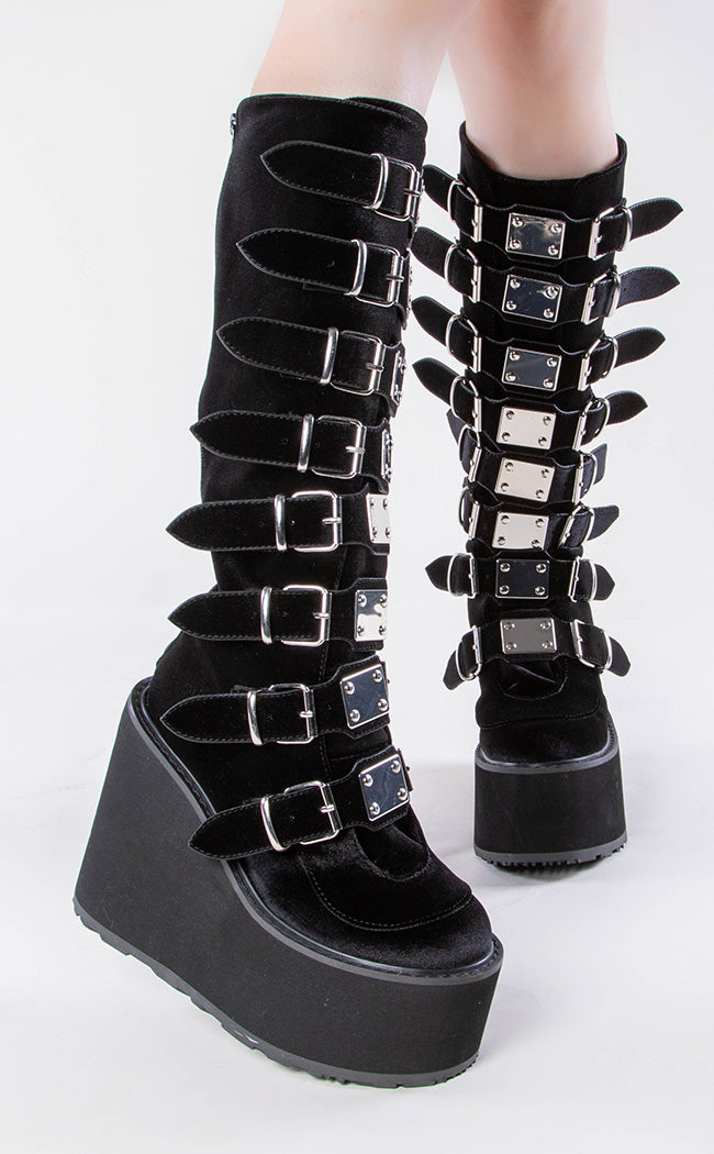 Cordelia elleboog Opname Gothic Boots & Footwear | Shop Knee High Platforms | Tragic Beautiful