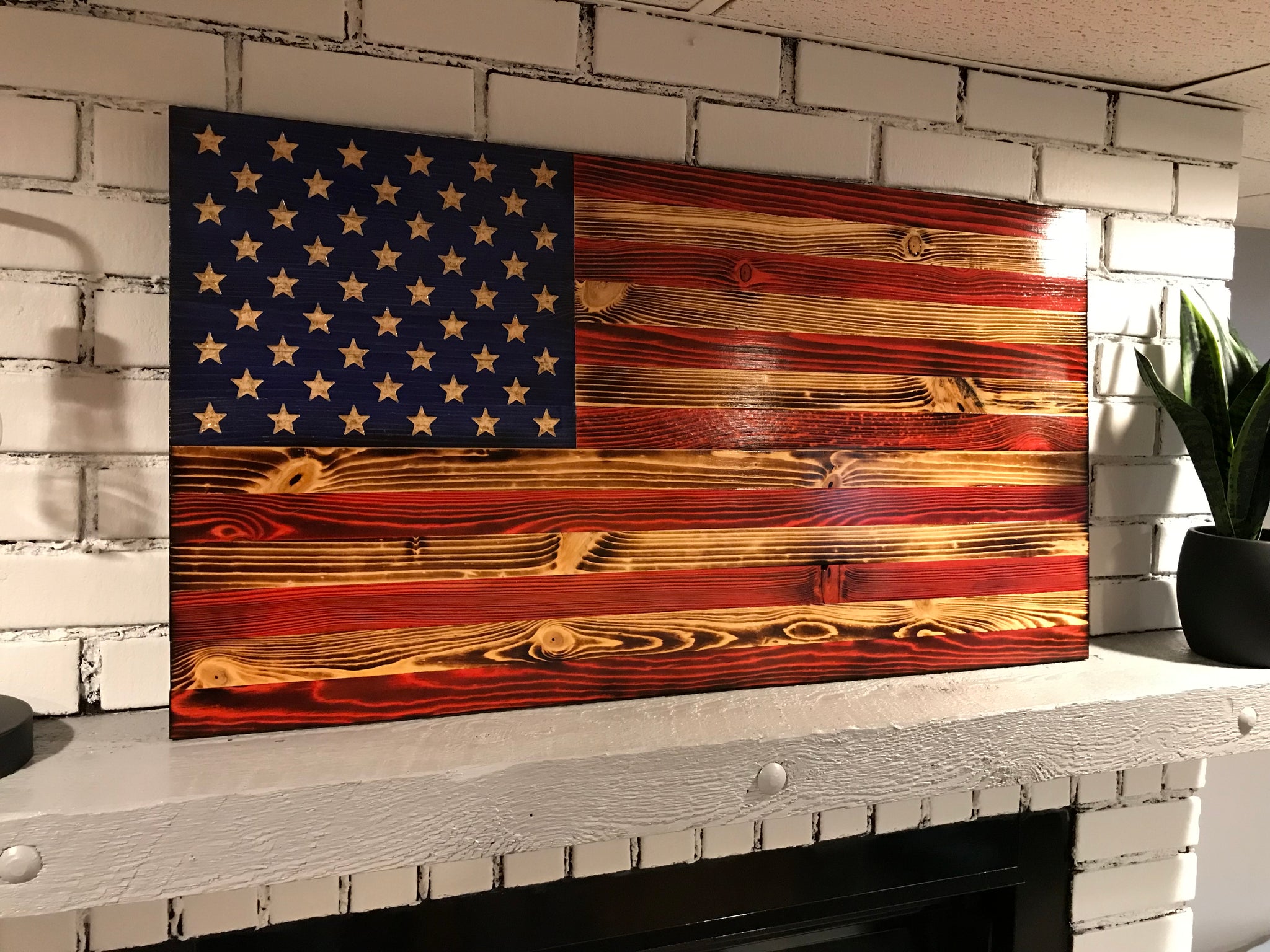 american flag room decor