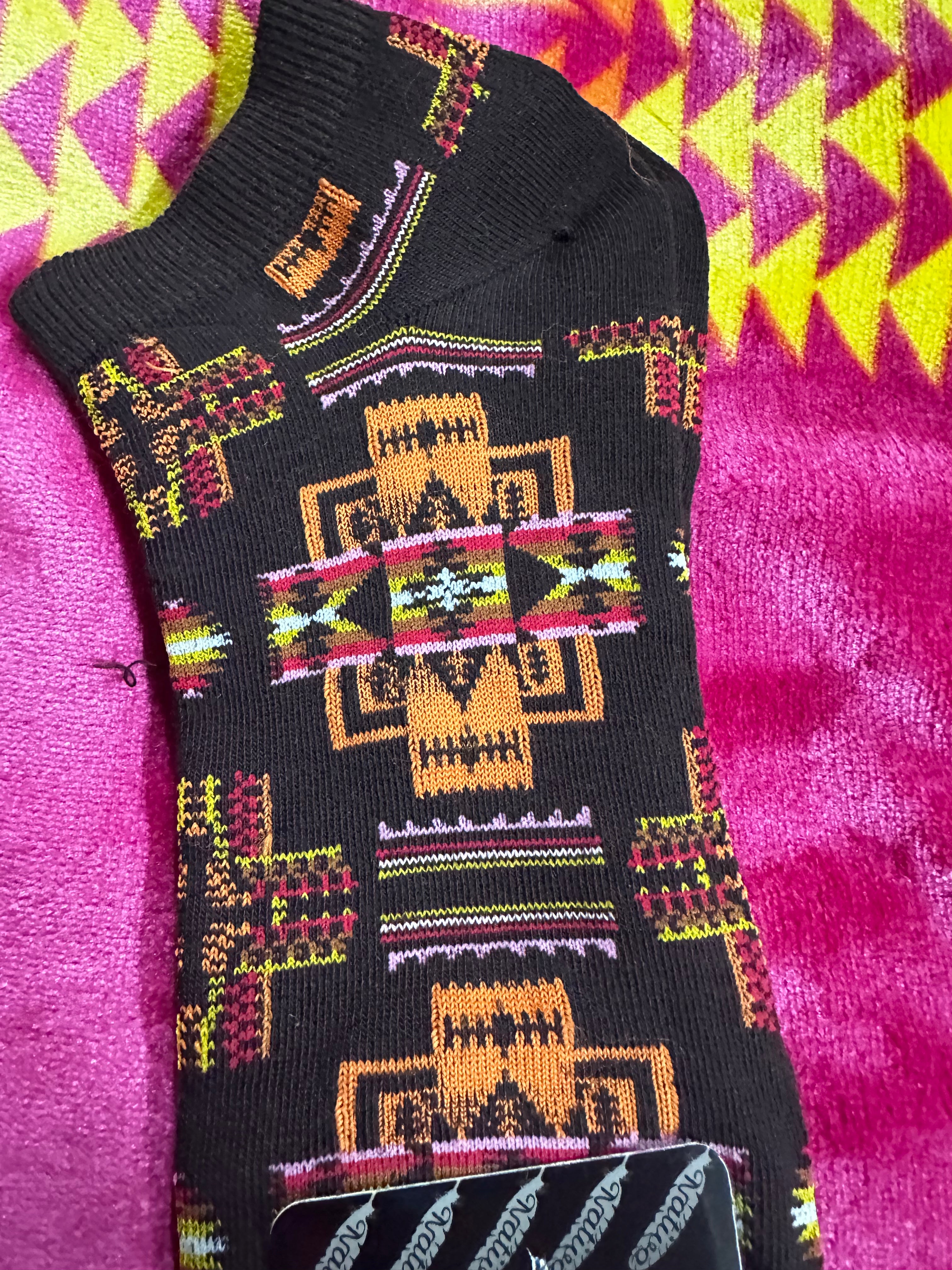 Socks-Aztec Design