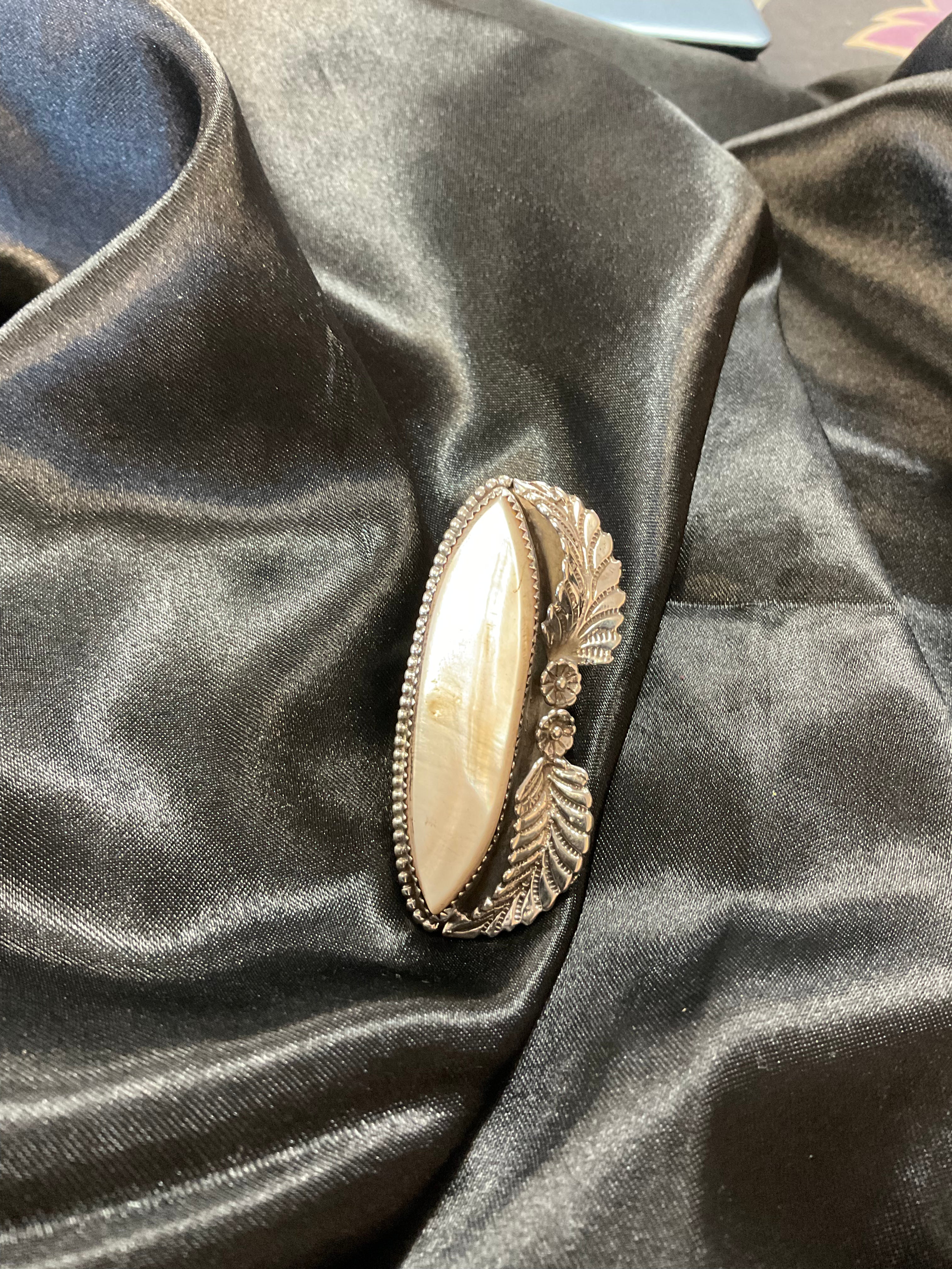 Abalone Shell Sterling Silver Rings