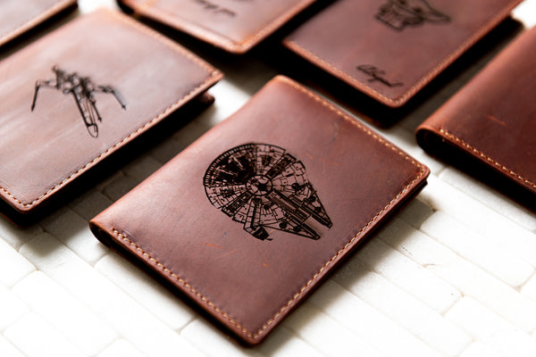 The Dunedin Personalized Leather Card Holder