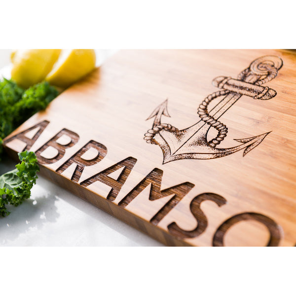 Personalized Script Cutting Board - Foxblossom Co.