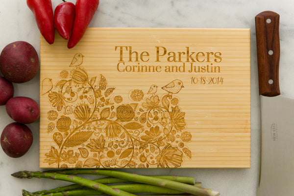 Sunflower Personalized Cutting Board – Left Coast Original