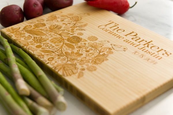 Personalized Cutting Board for Mom –