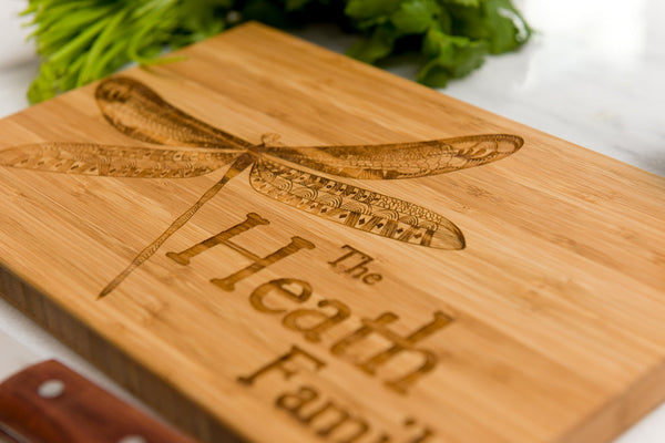 Personalized Script Cutting Board - Foxblossom Co.