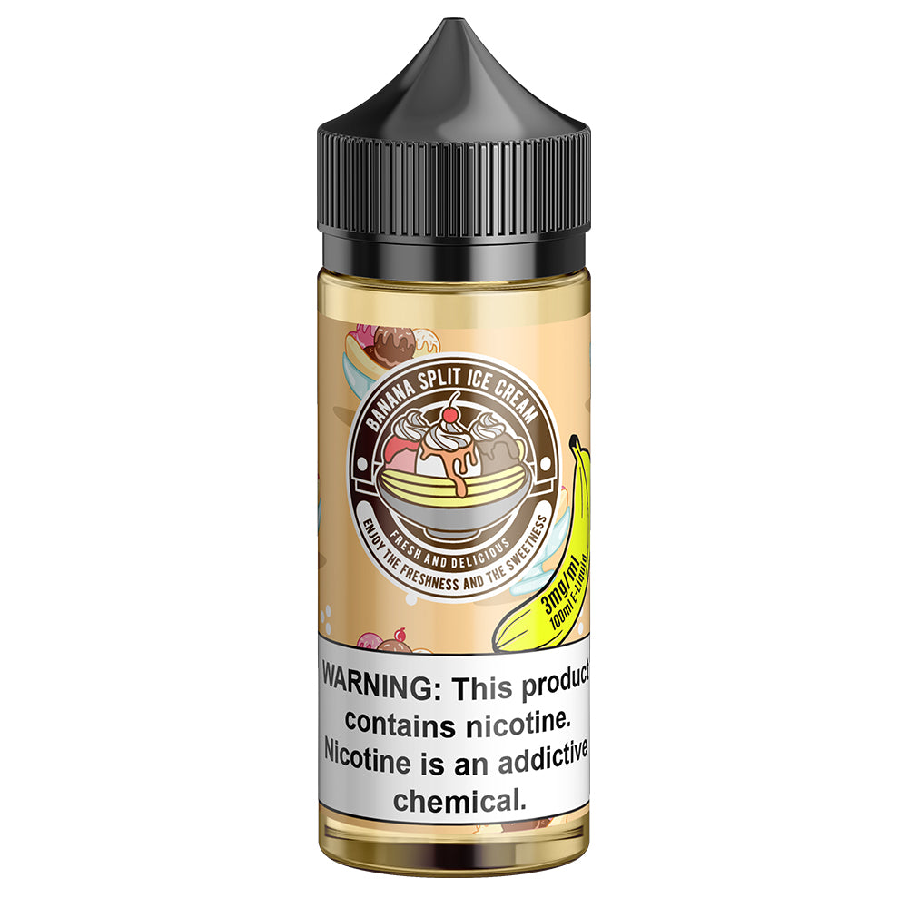 Best Banana Split E-Liquid | 100mL Vape Juice — Vapor in a ...