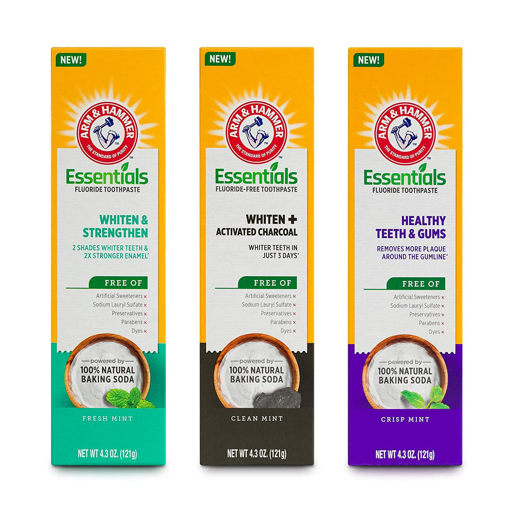 arm and hammer essentials charcoal toothpaste