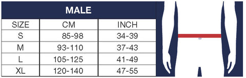 Male Sizing Chart