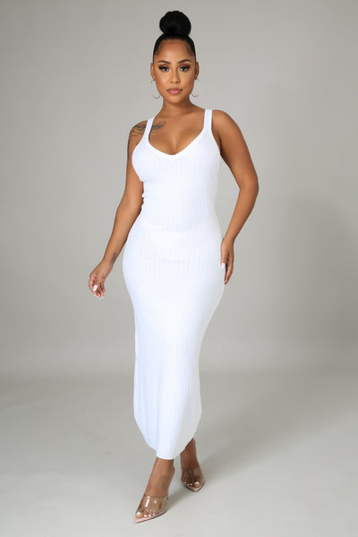 Claudia white maxi dress – Rockys Closet LLC