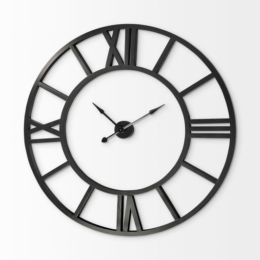 Furniture Barn - Newcastle Wall Clock Brown Metal