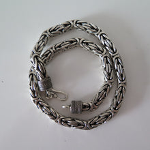 Byzantine Bali Silver Necklace Chain - 12mm Wide | Silverwow.net ...