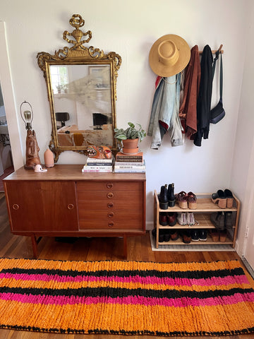 Moroccan Runner Rug makes an entry way stunning