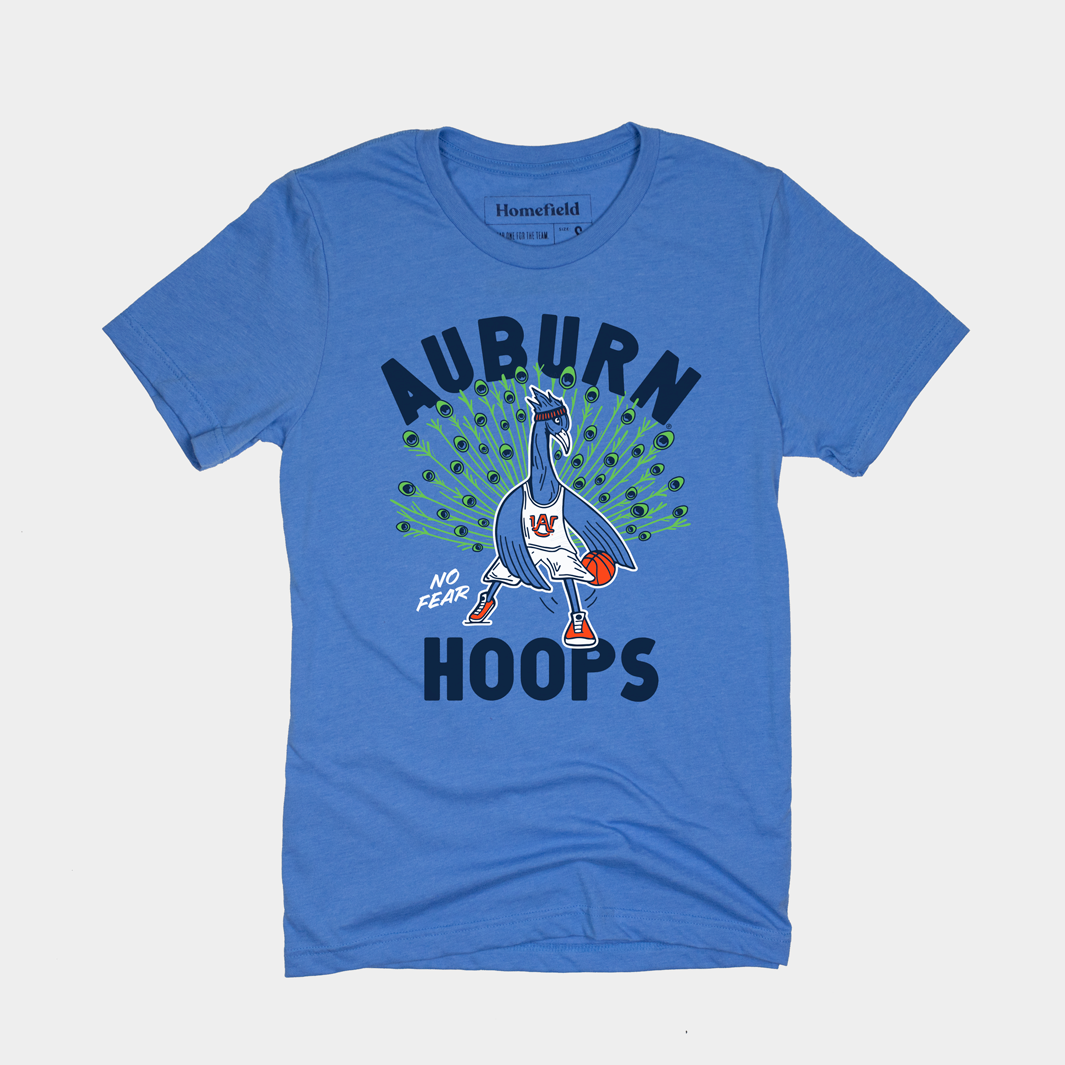 Auburn Basketball Peacock Tee | Homefield