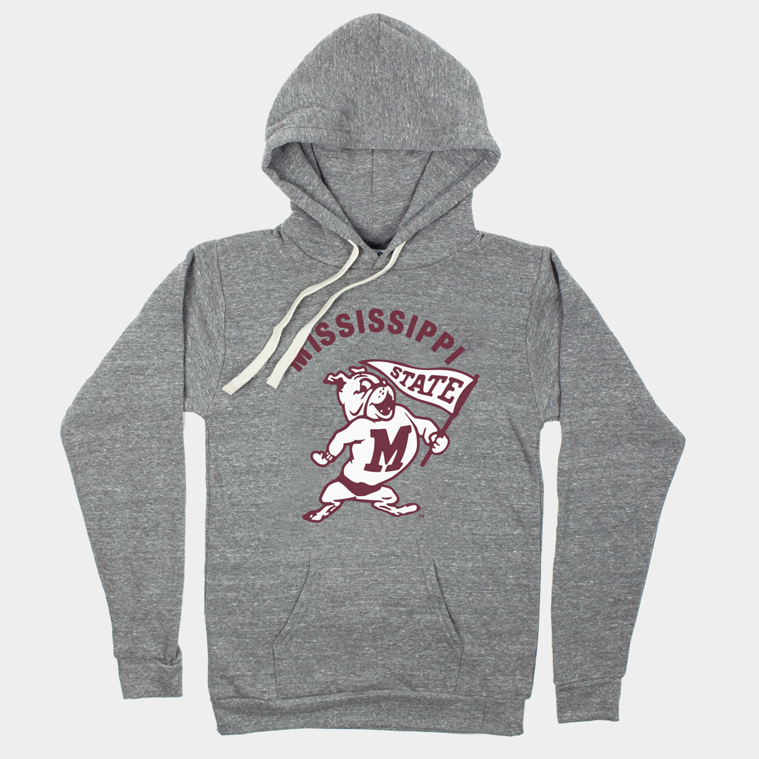 Vintage Mississippi State Grey Hoodie | Homefield