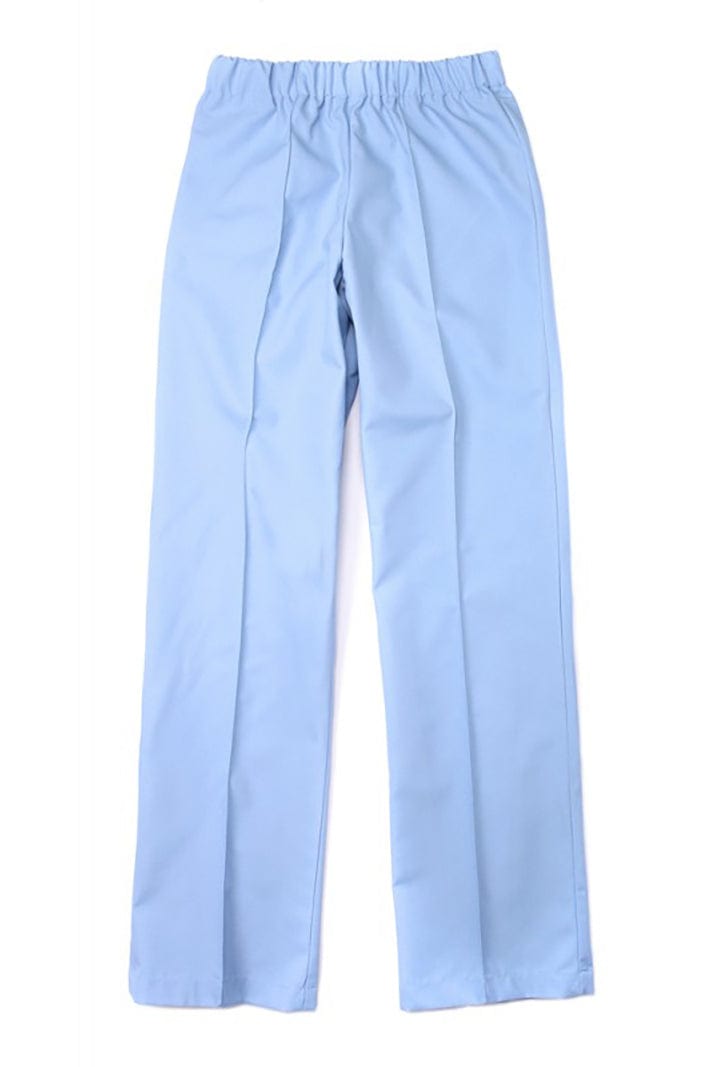 Women's Light Blue Elastic Waistband Poplin Housekeeping Pants –  HousekeepingUniforms.com