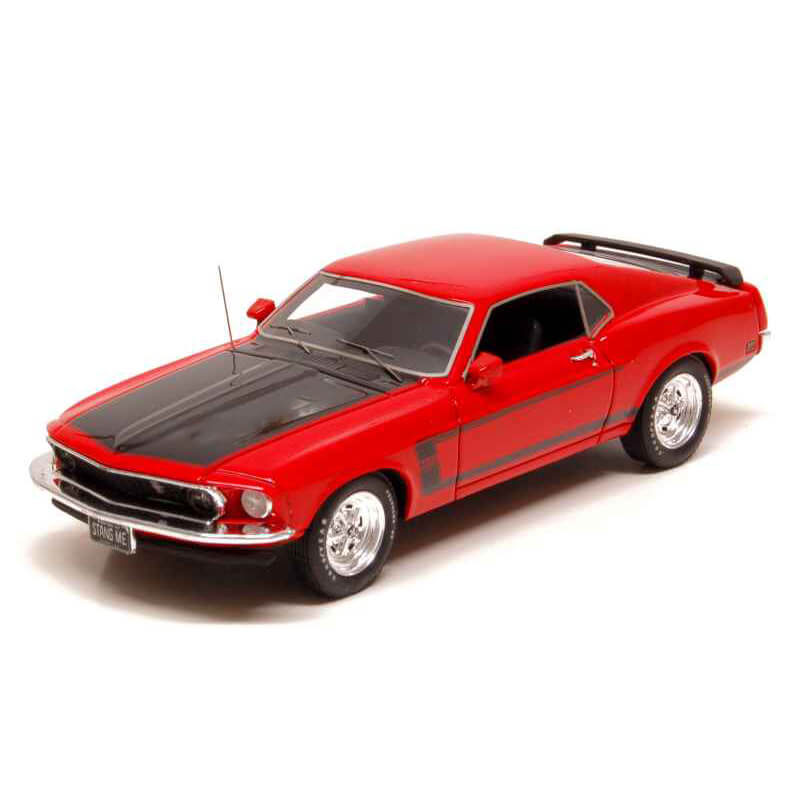 Highway 61 1/43 1969 Ford Mustang Boss 302 (Calypso Coral Red ...