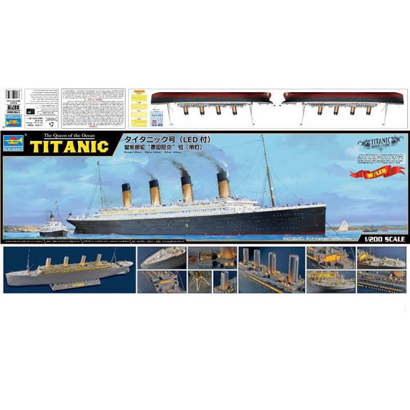Trumpeter 1200 Titanic W Led Light Set Kit Hobbies N Games
