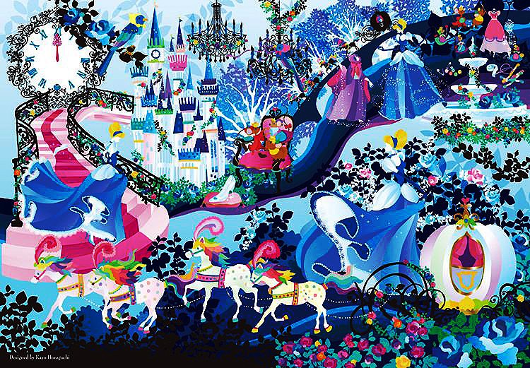 Disney Cinderella Brilliant Colours By Kayo Horaguchi 1000pcs Puzzle Hobbies N Games