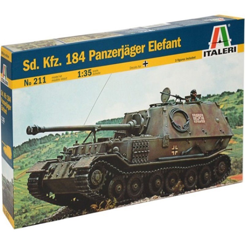 Italeri 1/35 Sd. Kfz. 184 Panzerjager Elefant Kit - Hobbies N Games