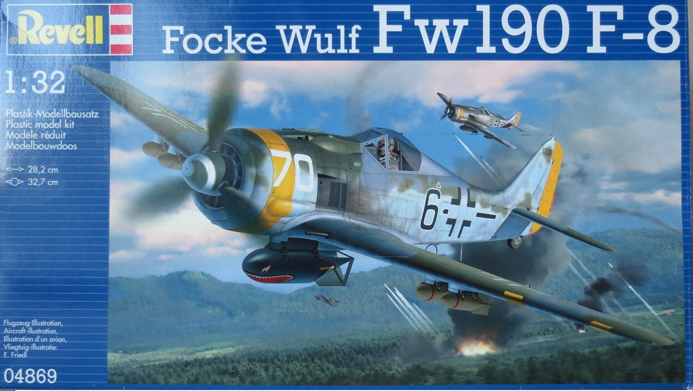 Revell 1 32 Focke Wulf Fw190 F 8 Kit Hobbies N Games