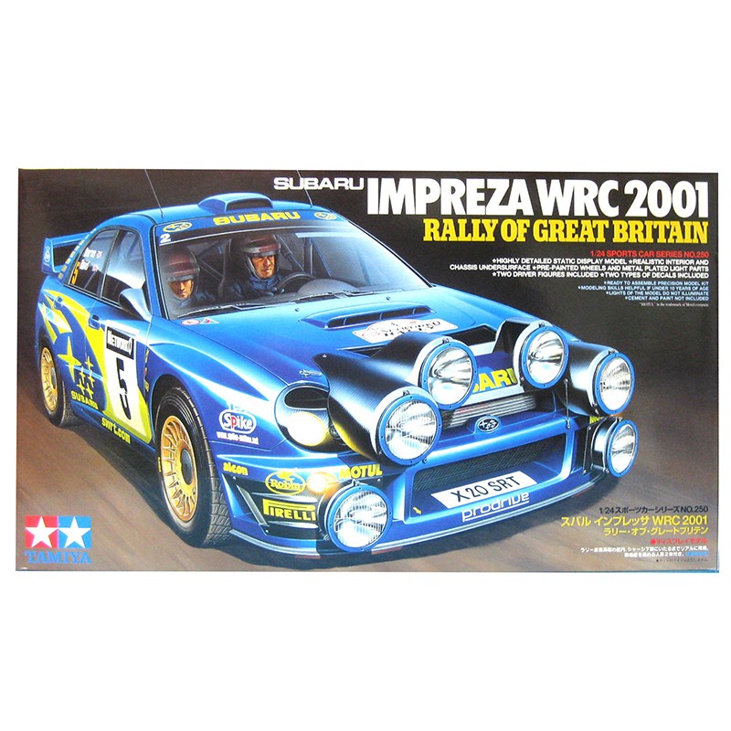 Tamiya 1/24 Subaru Impreza WRC 2001 Kit Hobbies N Games