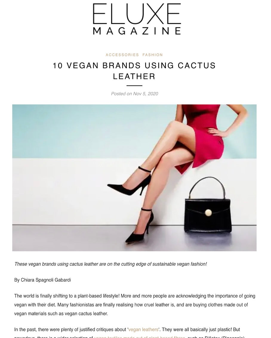 The Best Vegan Handbag Brands EVER - Eluxe Magazine