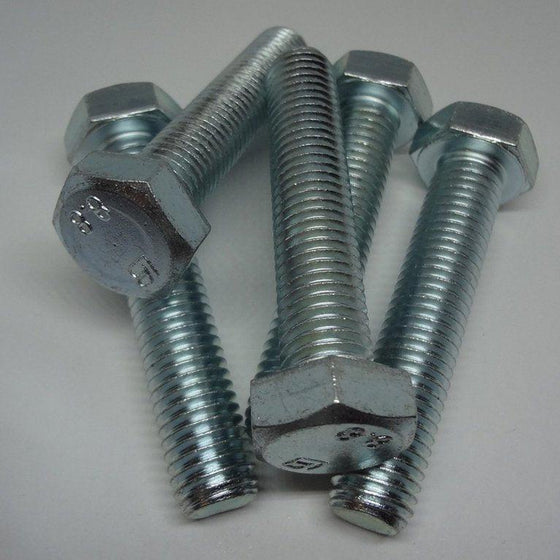 Pk/5 Hex Bolt, Partial Thread, Zinc Plated, M14x70mm-Canada Bolts