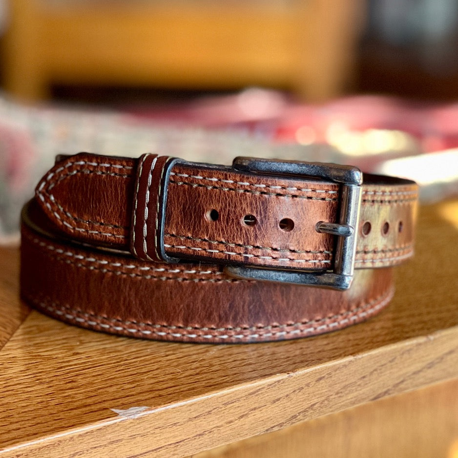 MAHOGANY OAK SELECT Limited Edition Leather Belt