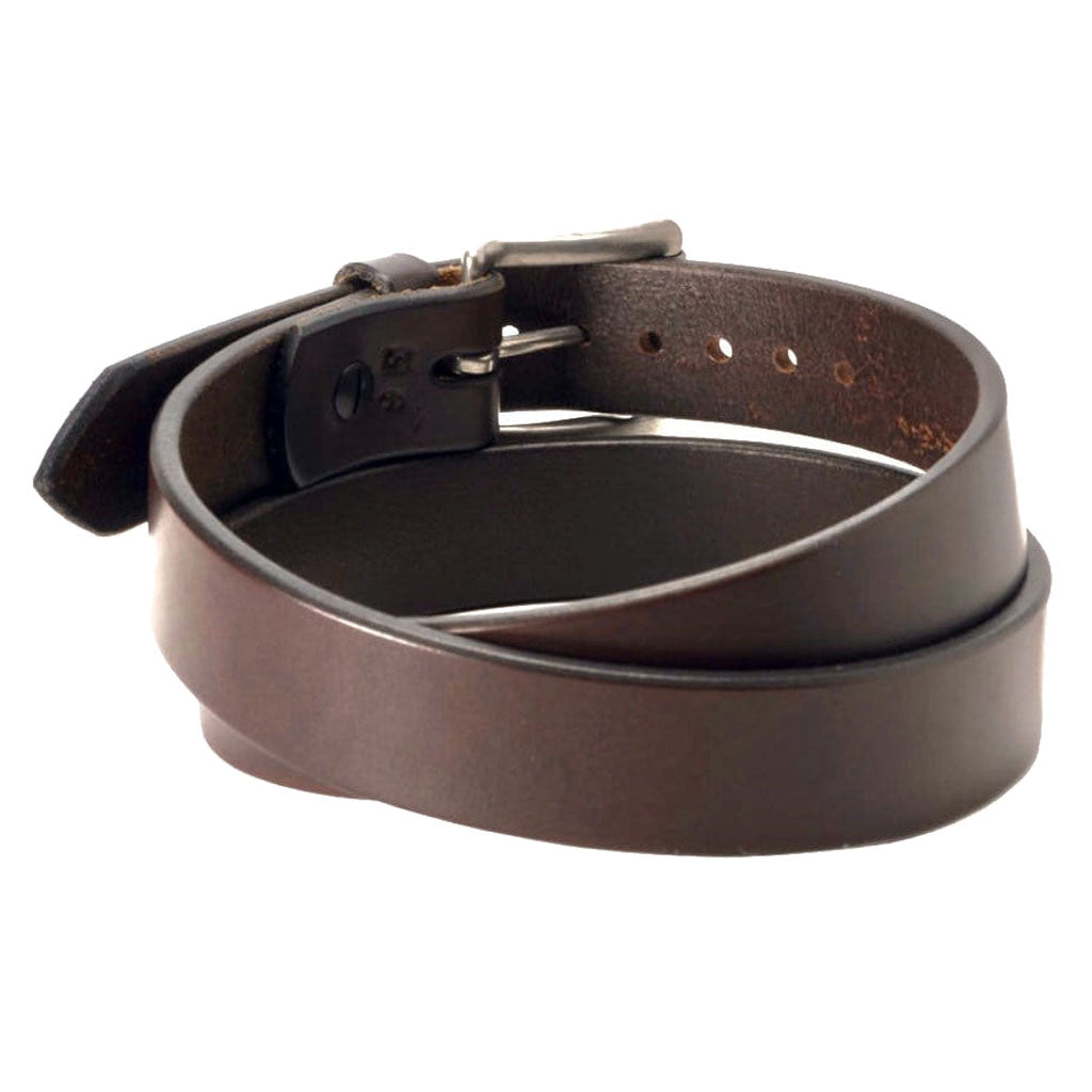 CLASSIC ESPRESSO Dark Brown Leather Belt