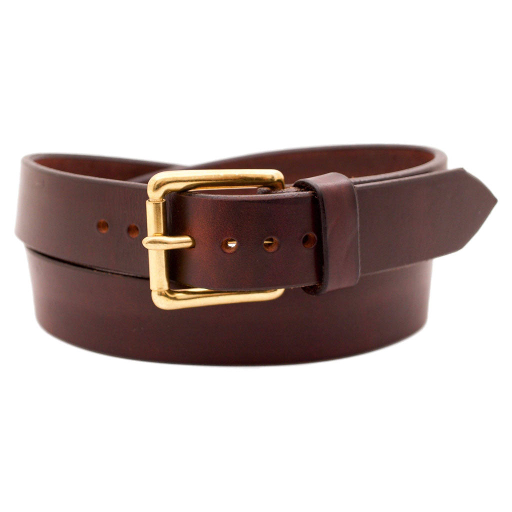 CLASSIC MERLOT Leather Belt