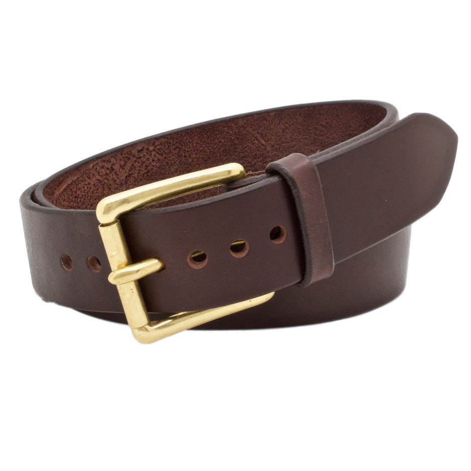 CLASSIC ESPRESSO Dark Brown Leather Belt