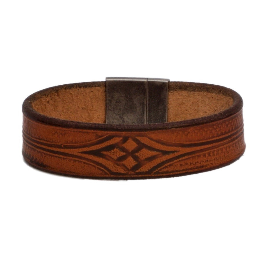 The OAK CREEK Bespoke Leather Bracelet  Scottsdale Belt Co. - Scottsdale  Belt Company