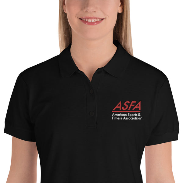 Download ASFA Women's Polo Shirt (Black) | ASFA Gear Store