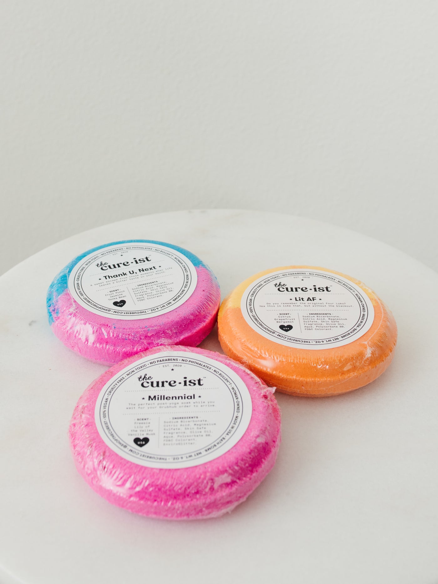 the cureist bath bombs