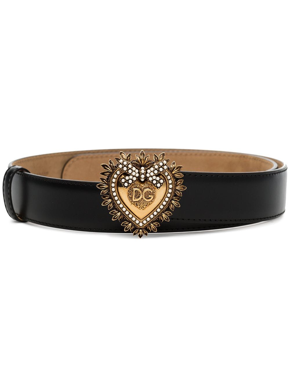 Dolce & Gabbana Devotion heart-buckle belt – Profile Fashion