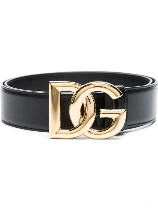Dolce & Gabbana patent leather belt with DG logo – Profile Fashion