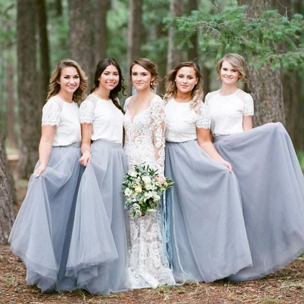 cheap dusty blue bridesmaid dresses