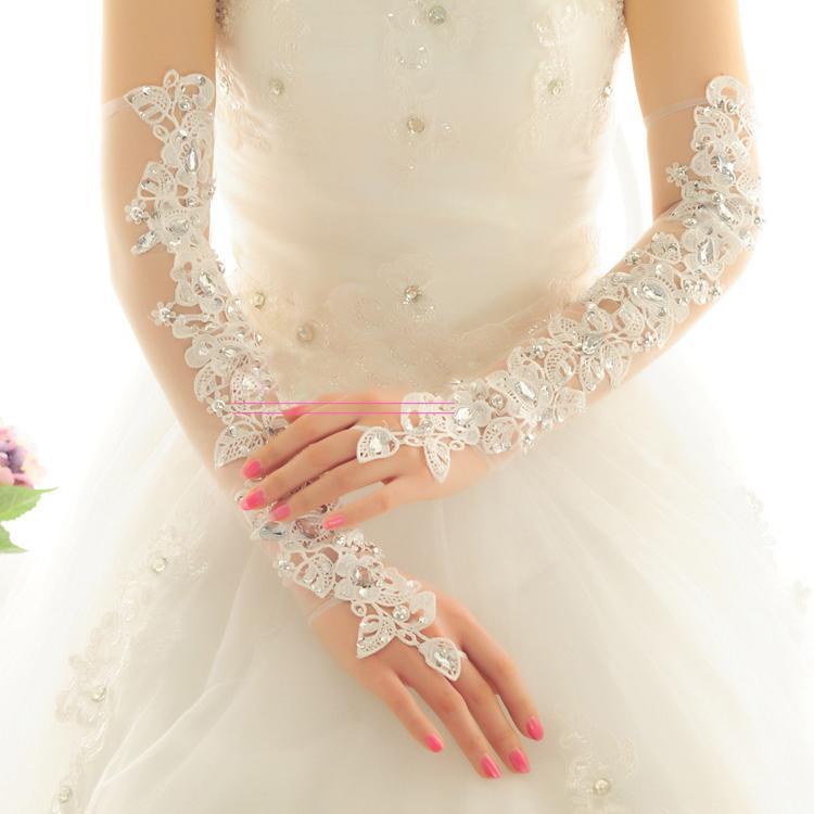 long bridal gloves